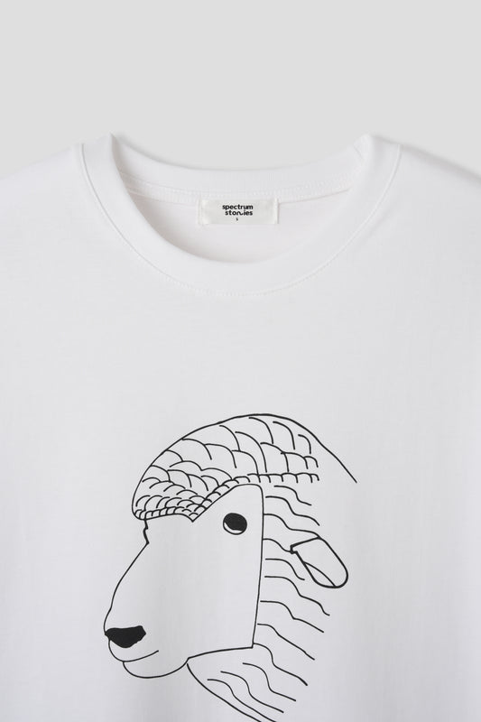 Sheep Short Sleeve T-shirt by Suwon Cho