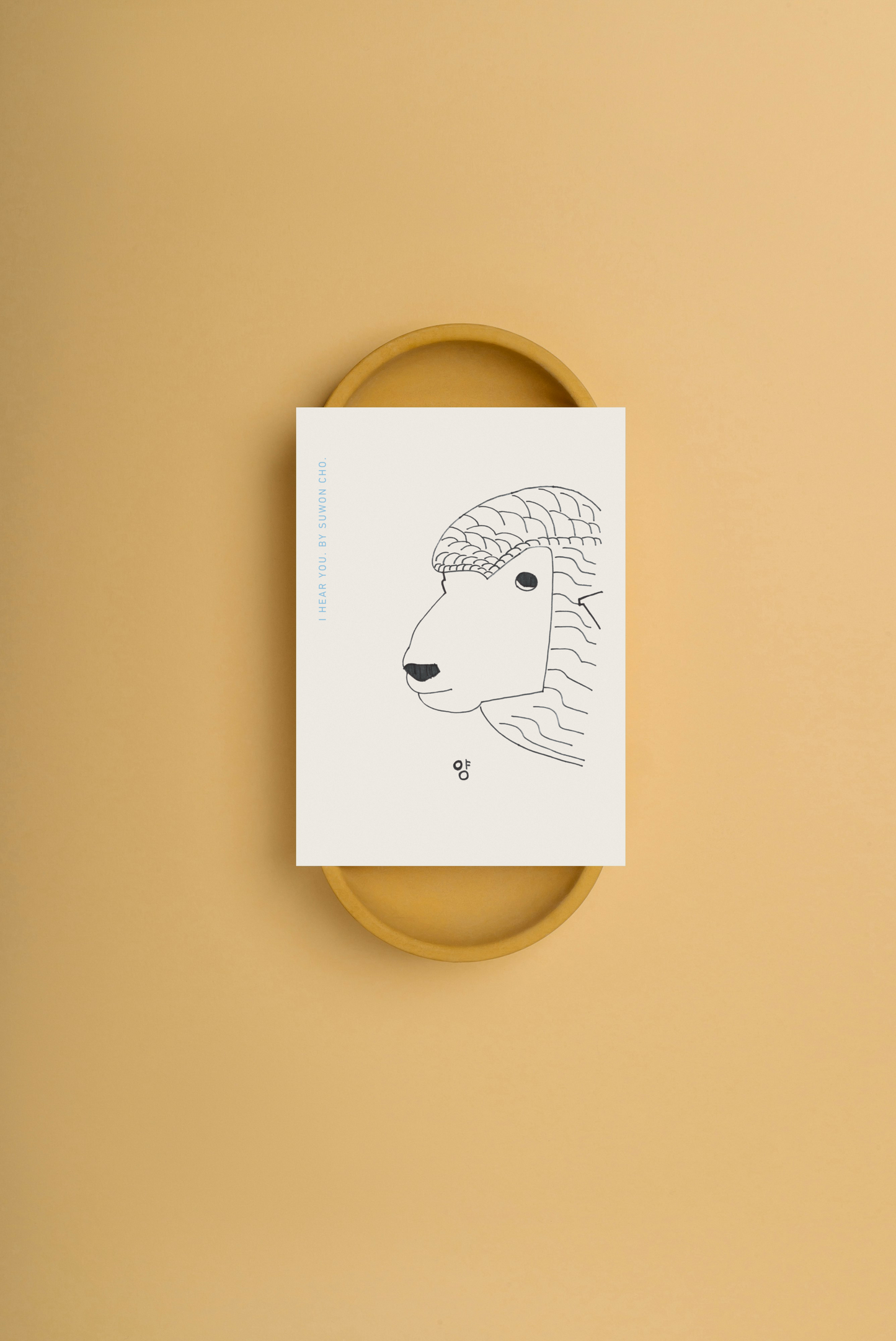 I Hear You – Sheep Postcard