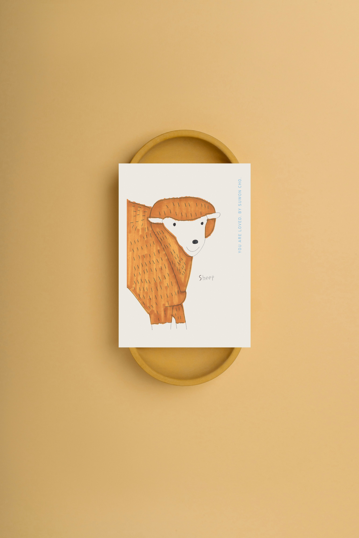 You Are Loved – Sheep Postcard