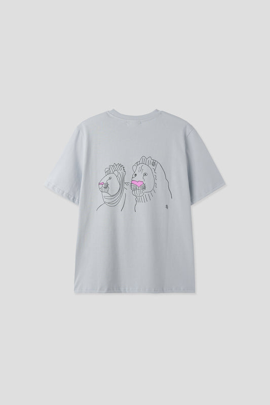 Lions Short Sleeve T-shirt by Suwon Cho